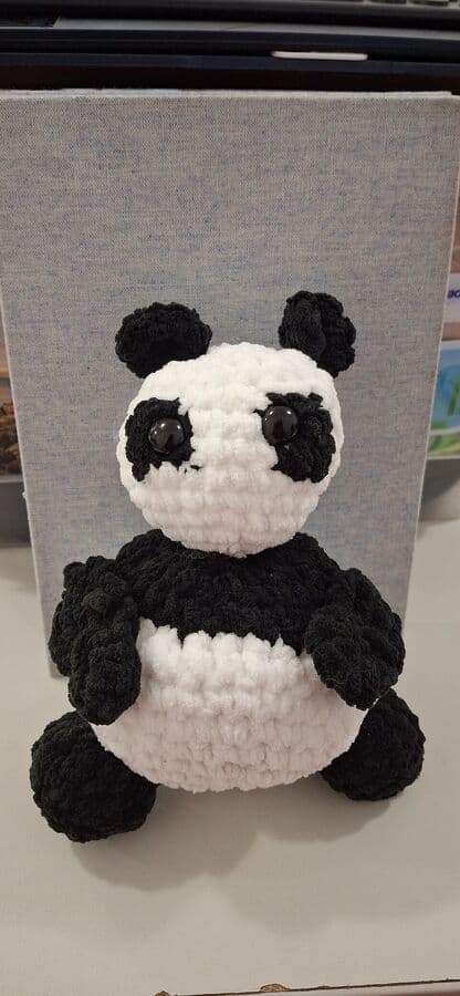 Cuddly panda